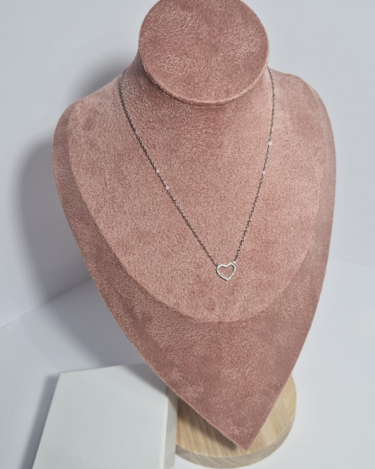 Collana Cuore Brillante