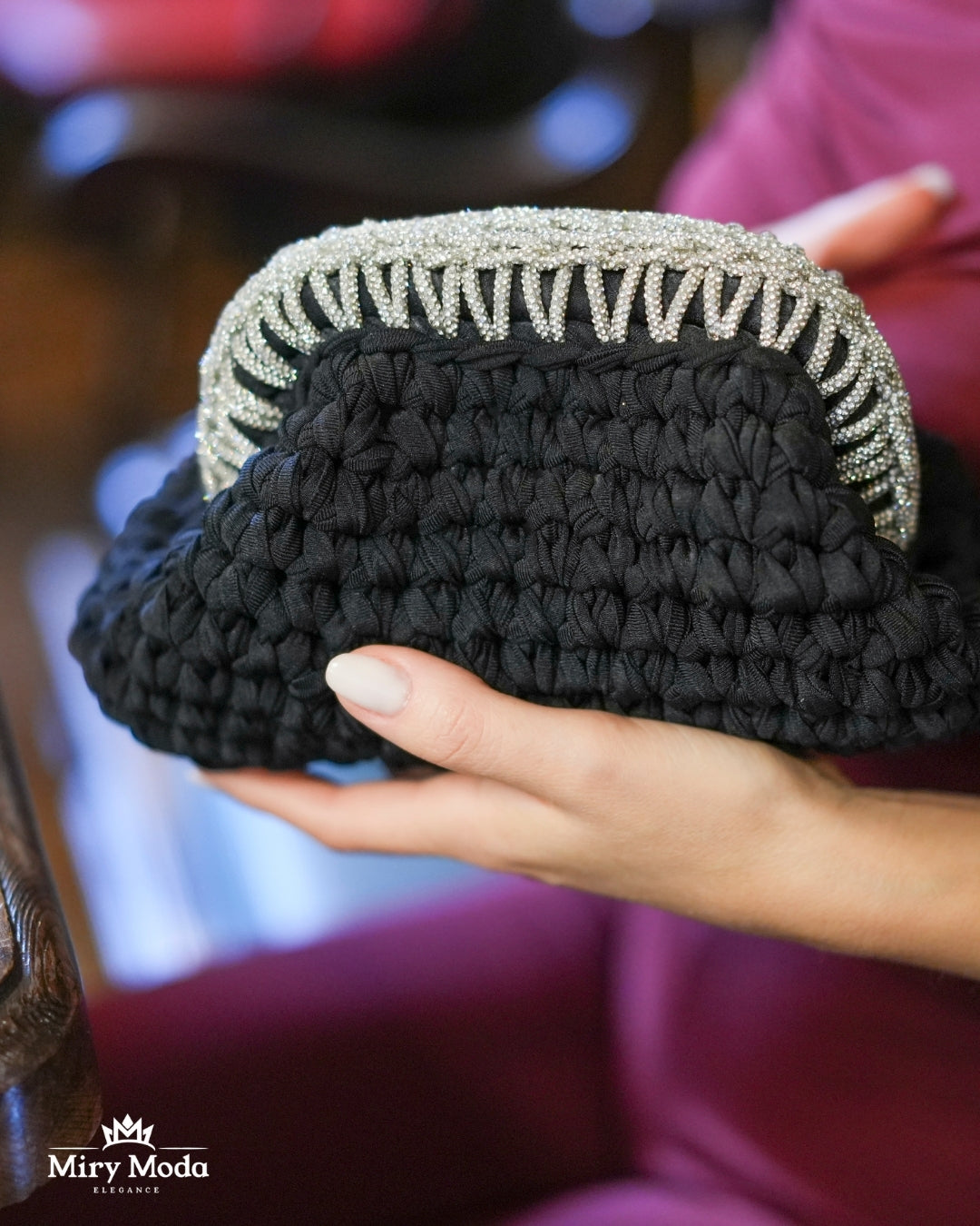 Diamonds Clutch in Lycra