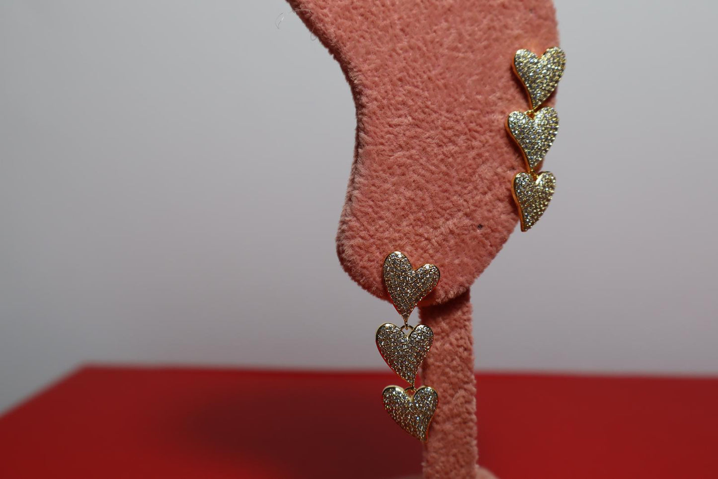 Orecchini Cuore Lunghi