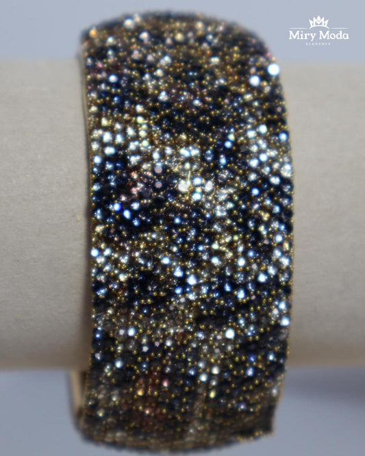 Bracciale Rigido Strass.