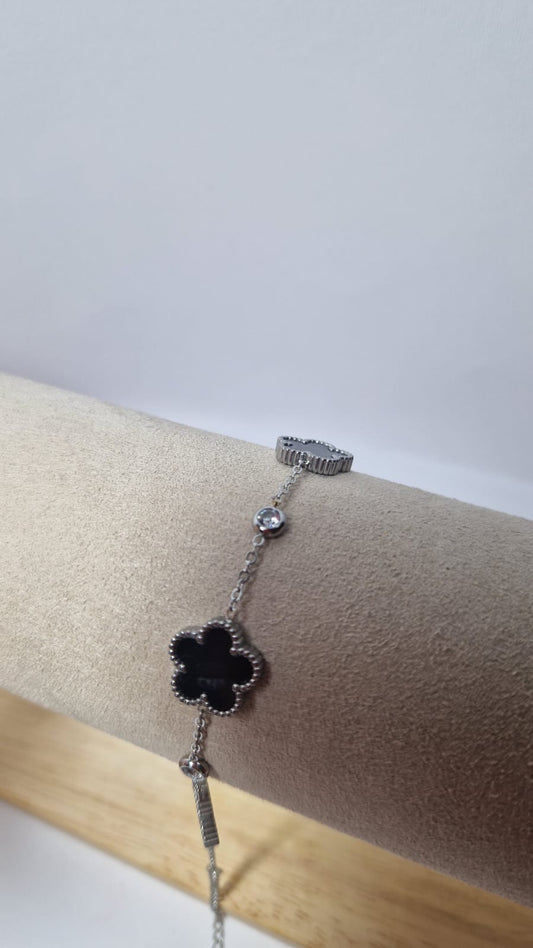 Bracciale Quadrifoglio Nero