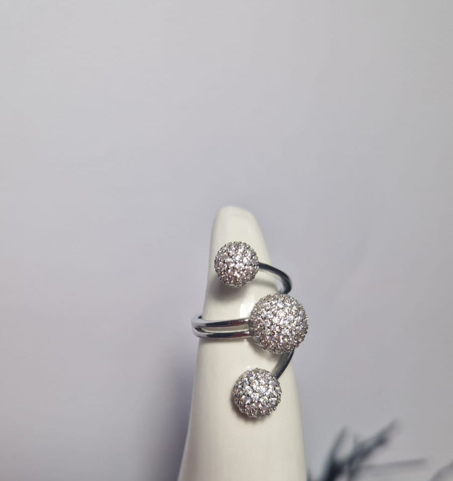 Anello Sfera Silver