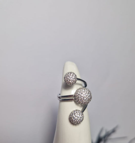Anello Sfera Silver