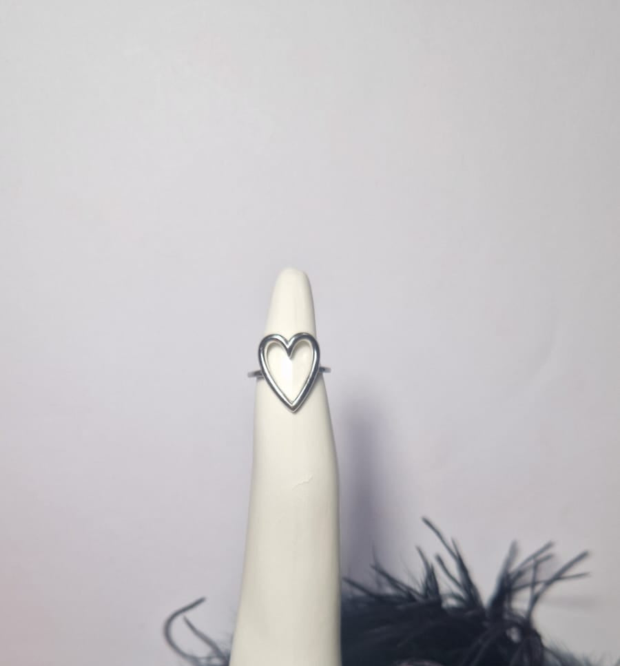 Anello Cuore Stilizzato