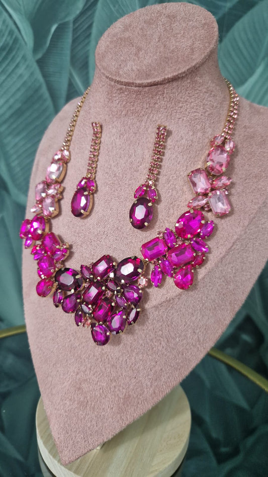 Set  Collana con Orecchini