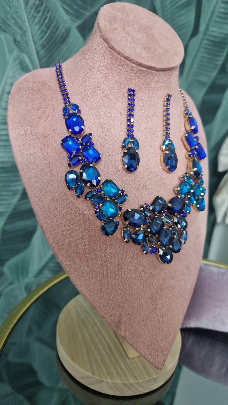 Set Collana + Orecchini in Pietre