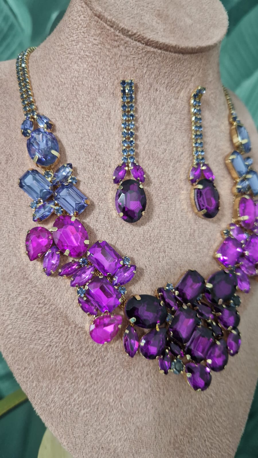 Set Collana + Orecchini Pietre