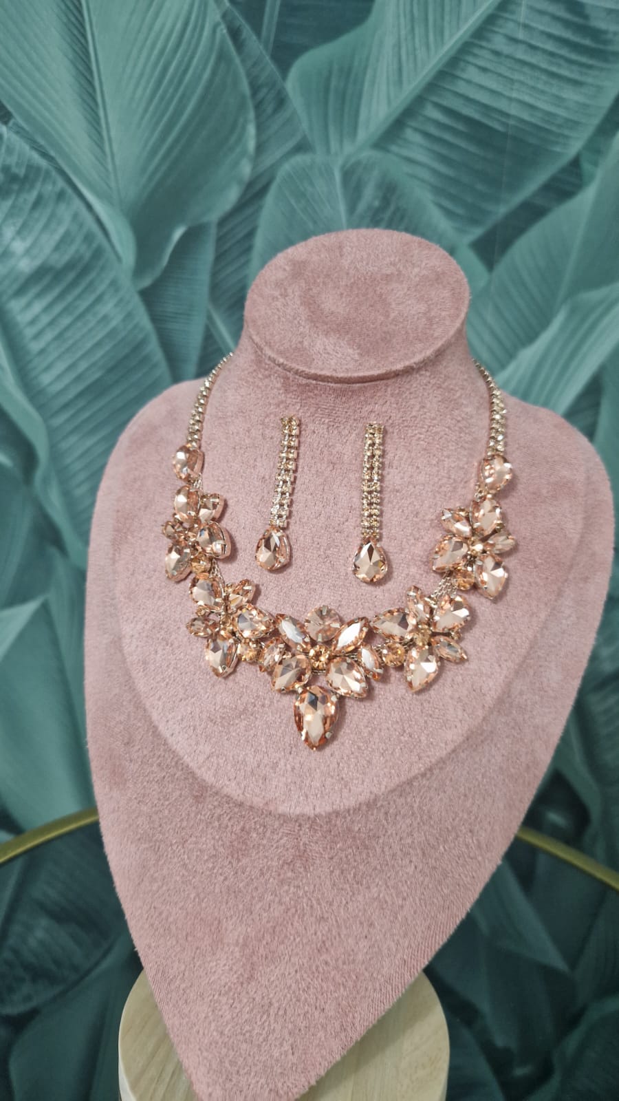 Set Collana + Orecchini Pietre