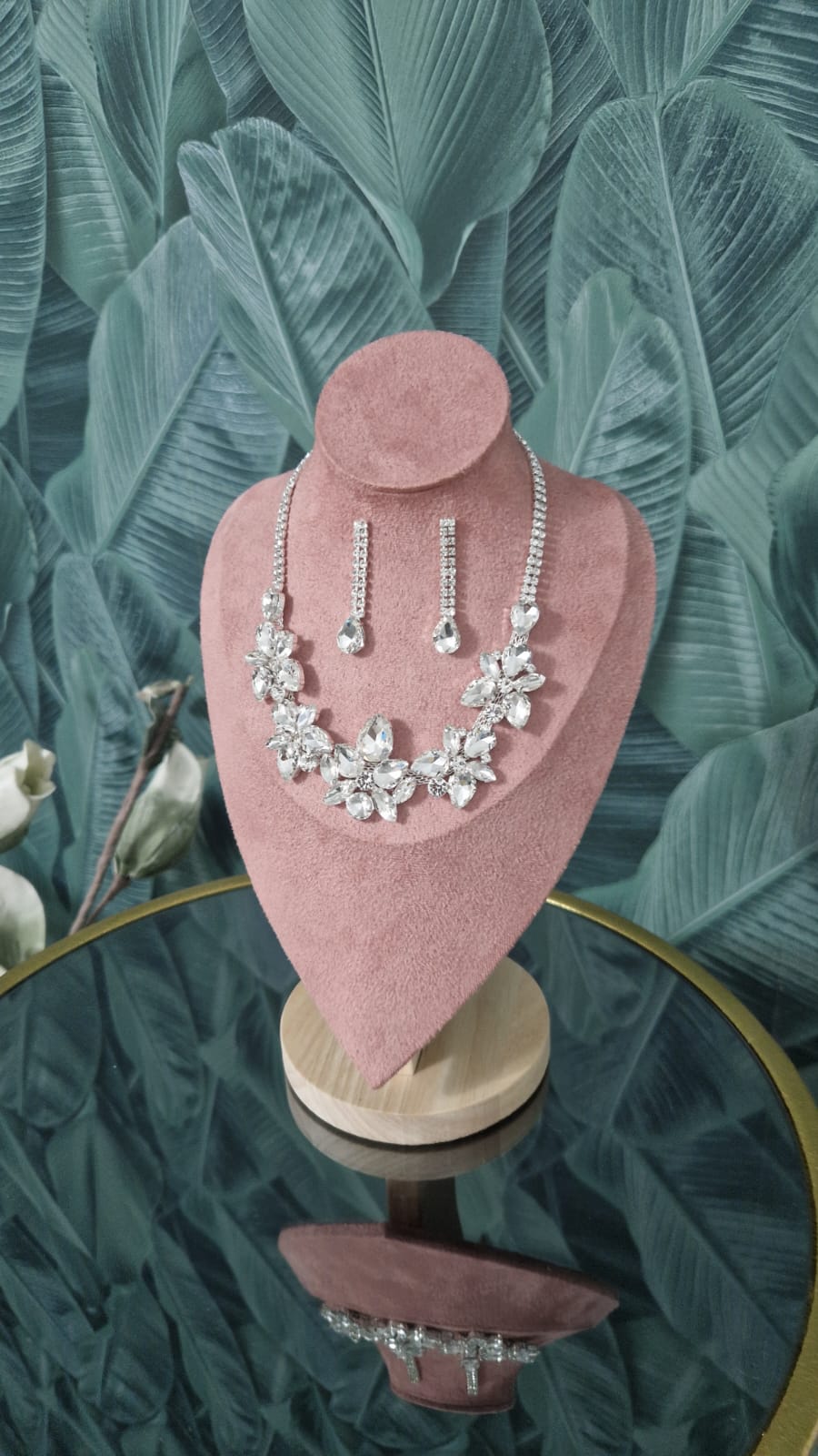 Set Collana + Orecchini Pietre