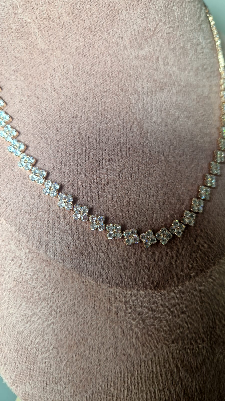 Collana Tennis con Strass