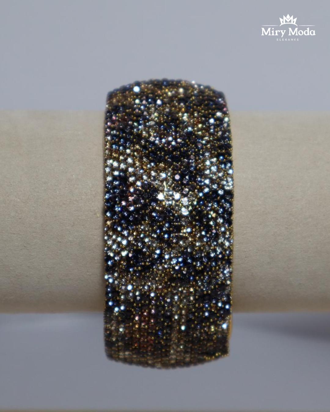 Bracciale Rigido Strass.