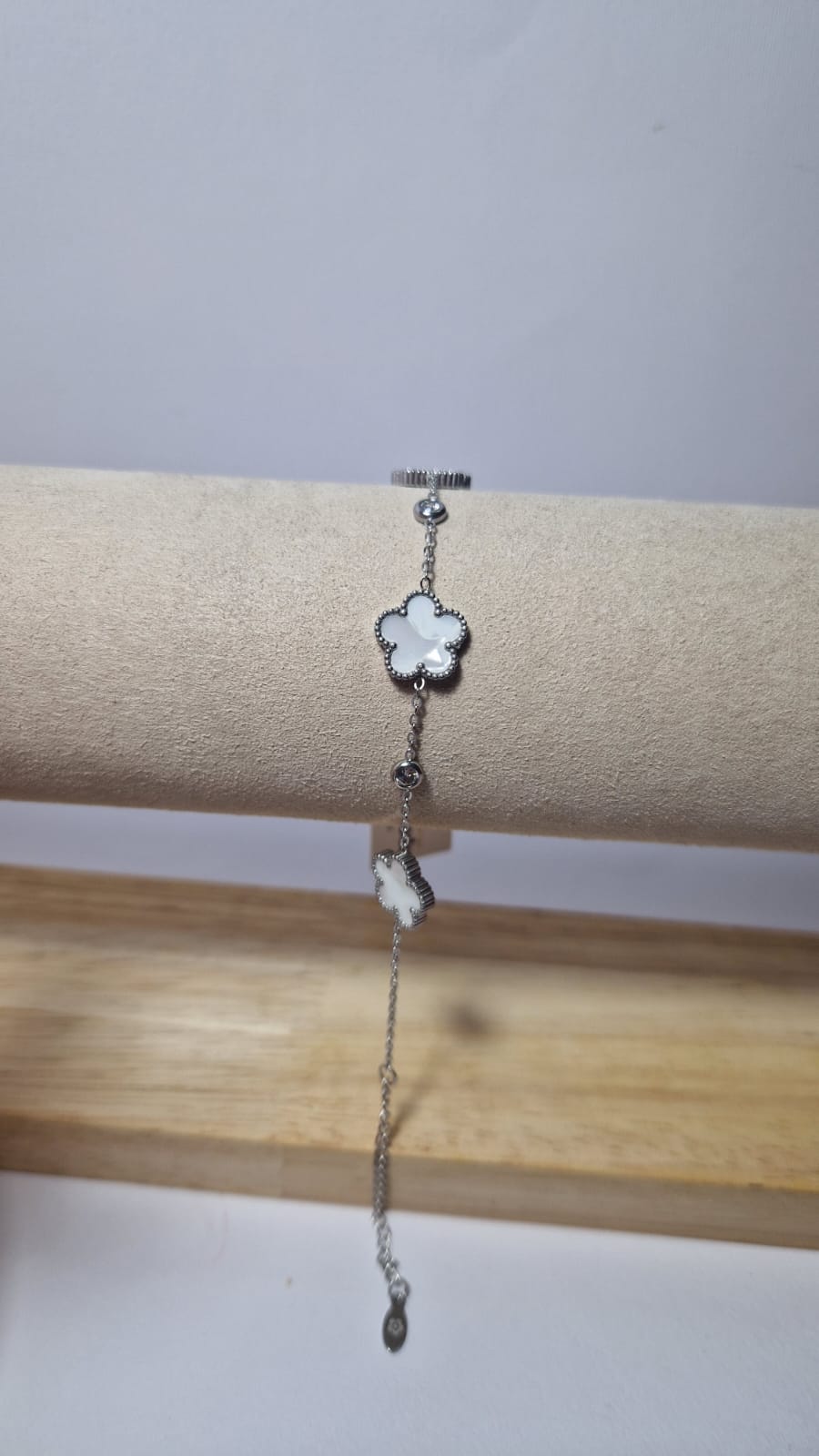 Bracciale Quadrifoglio Bianco.