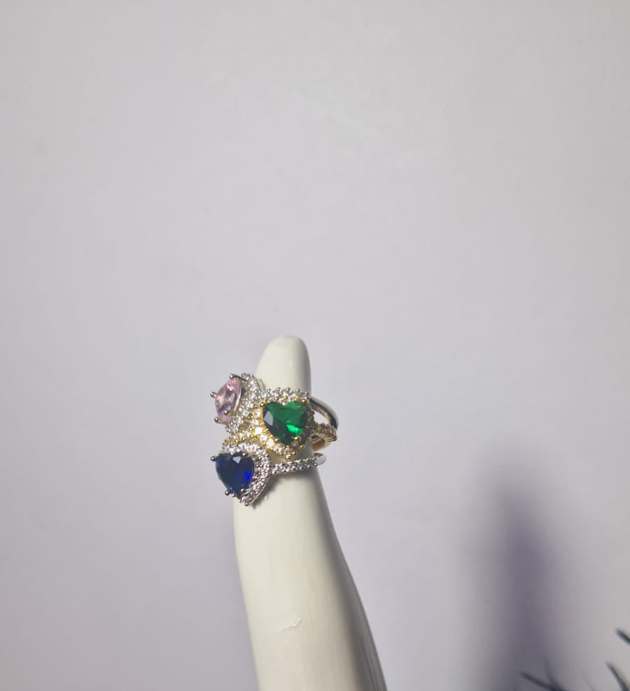 Anello Cuore Blu.