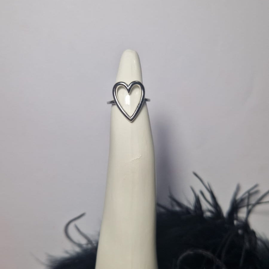 Anello Cuore Stilizzato