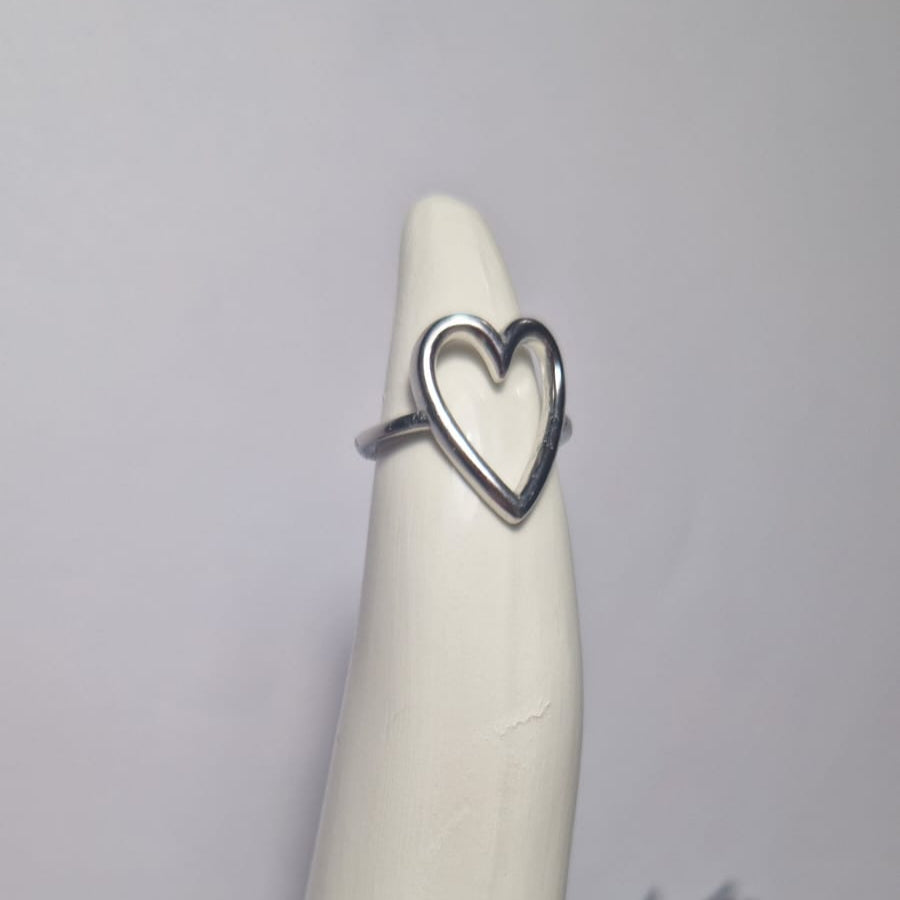 Anello Cuore Stilizzato