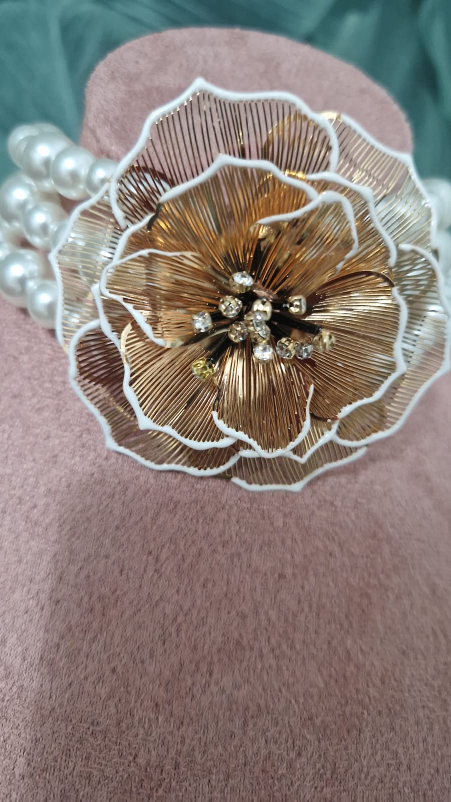 Girocollo con Bracciale Miry con Fiore