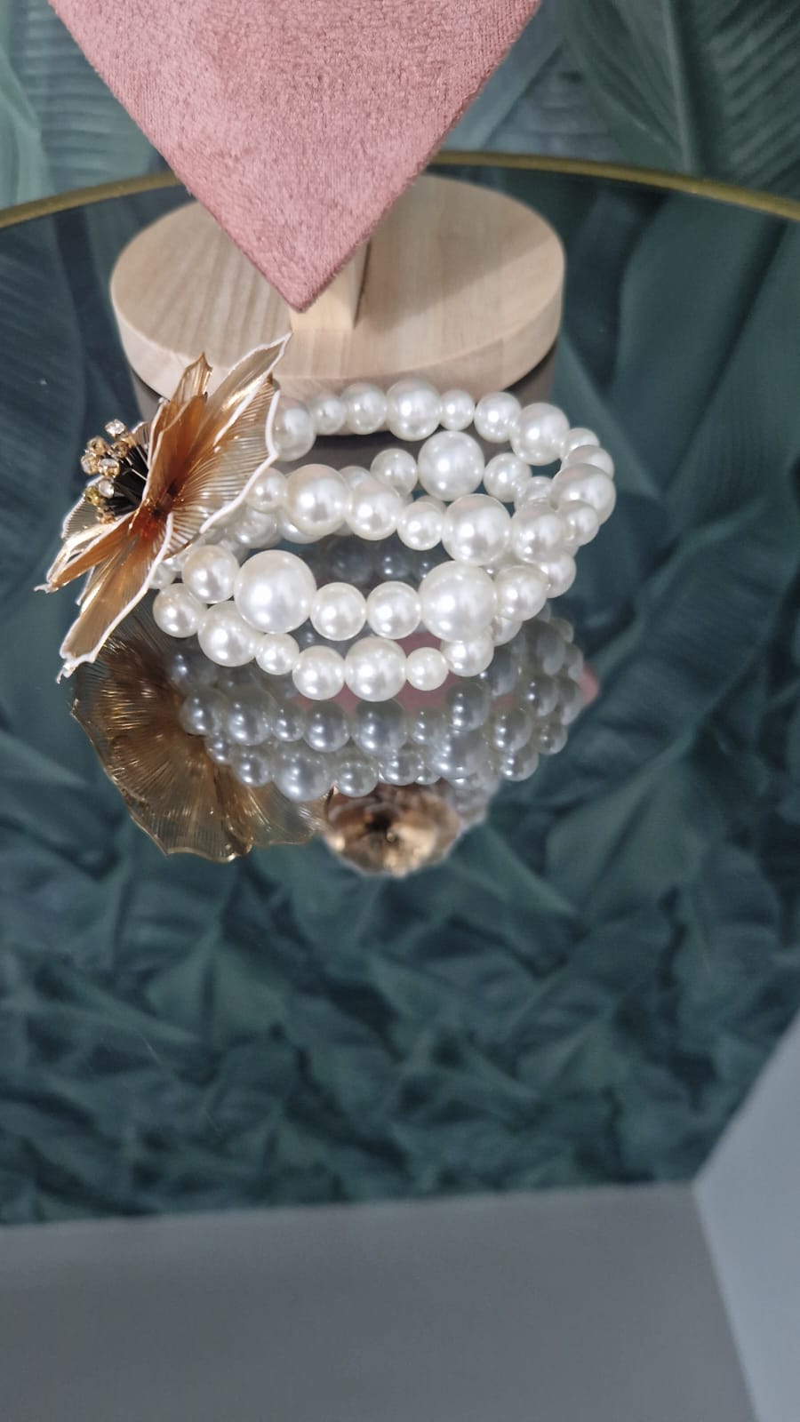 Girocollo con Bracciale Miry con Fiore