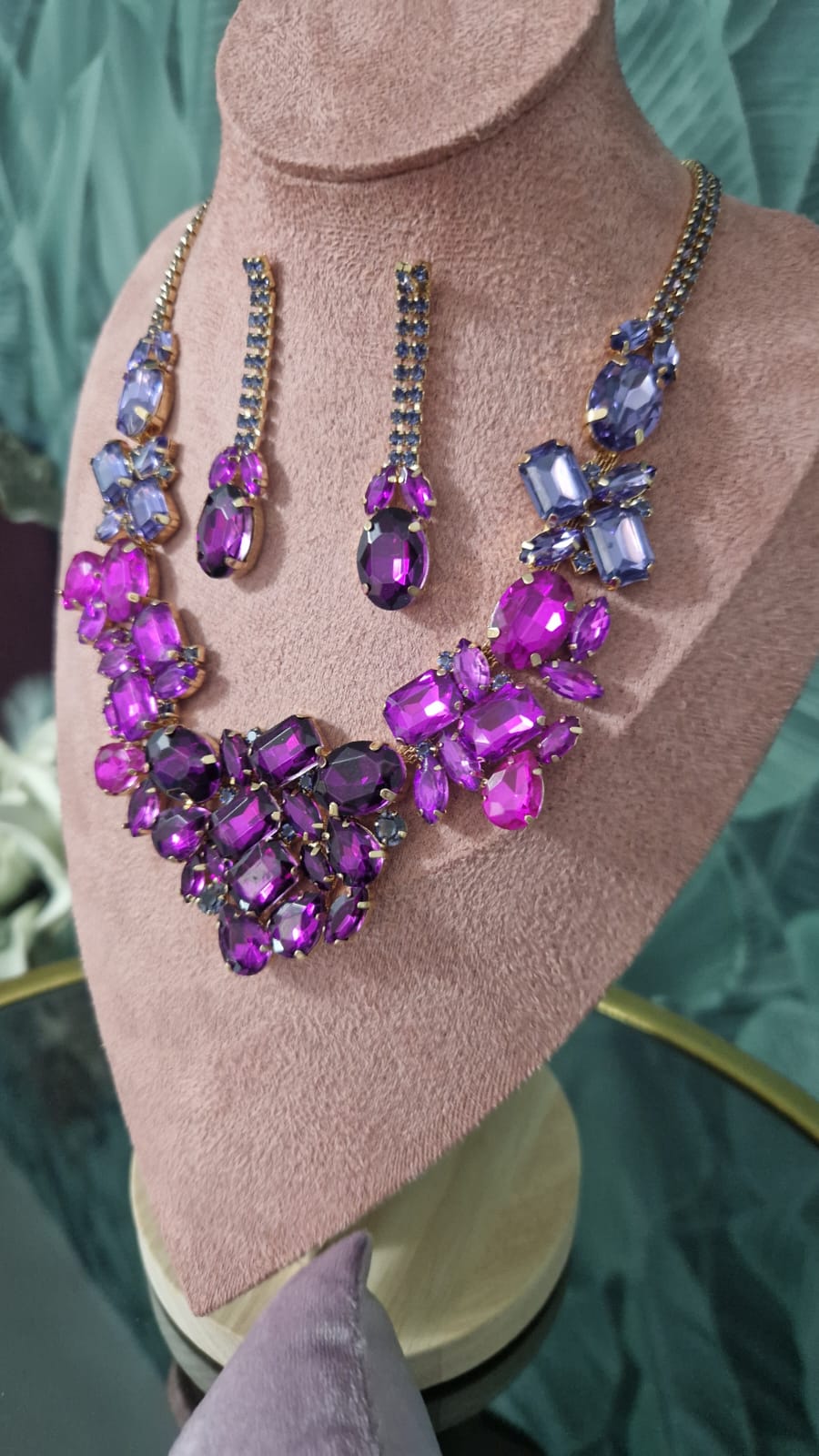 Set Collana + Orecchini Pietre