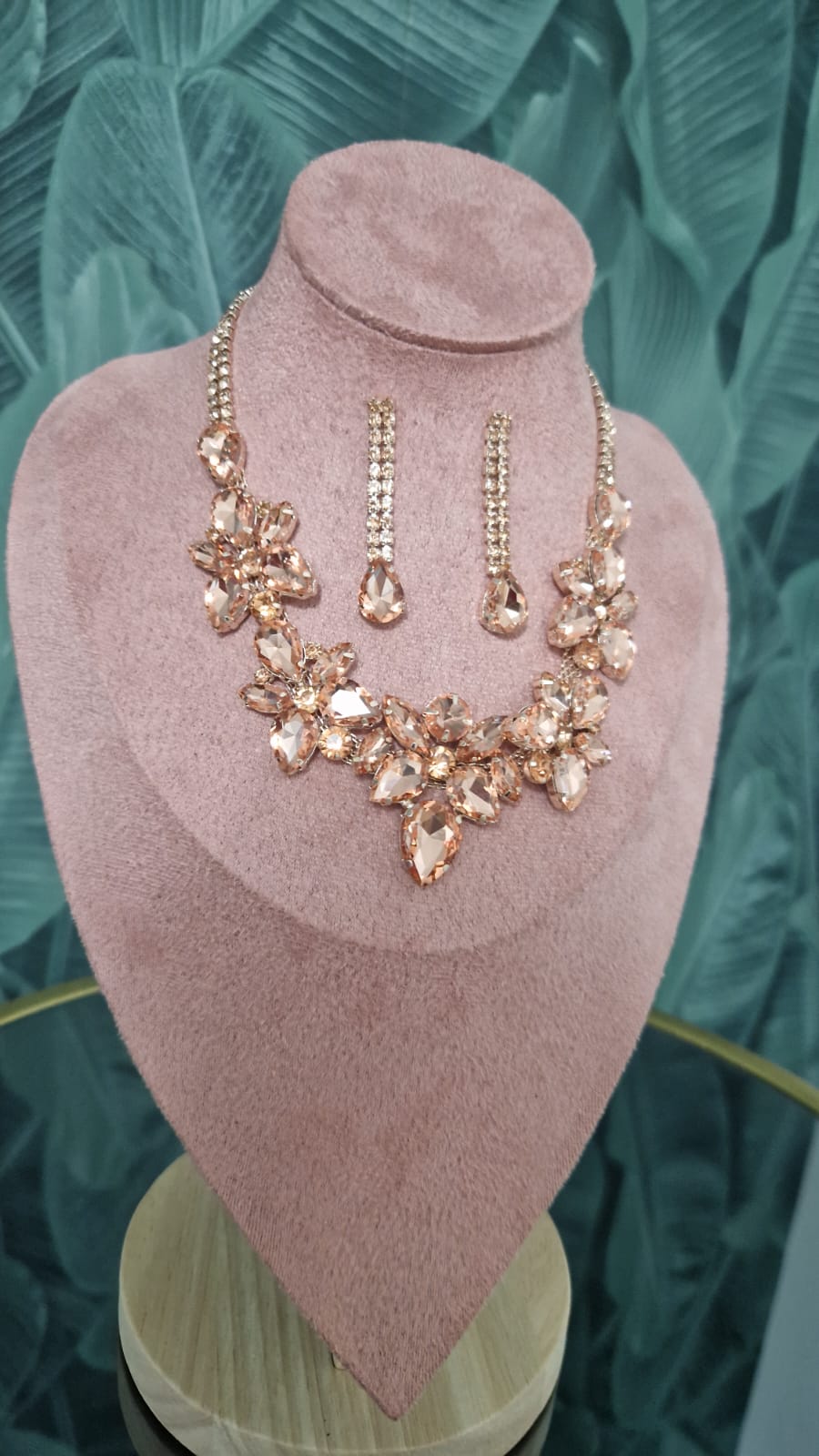 Set Collana + Orecchini Pietre