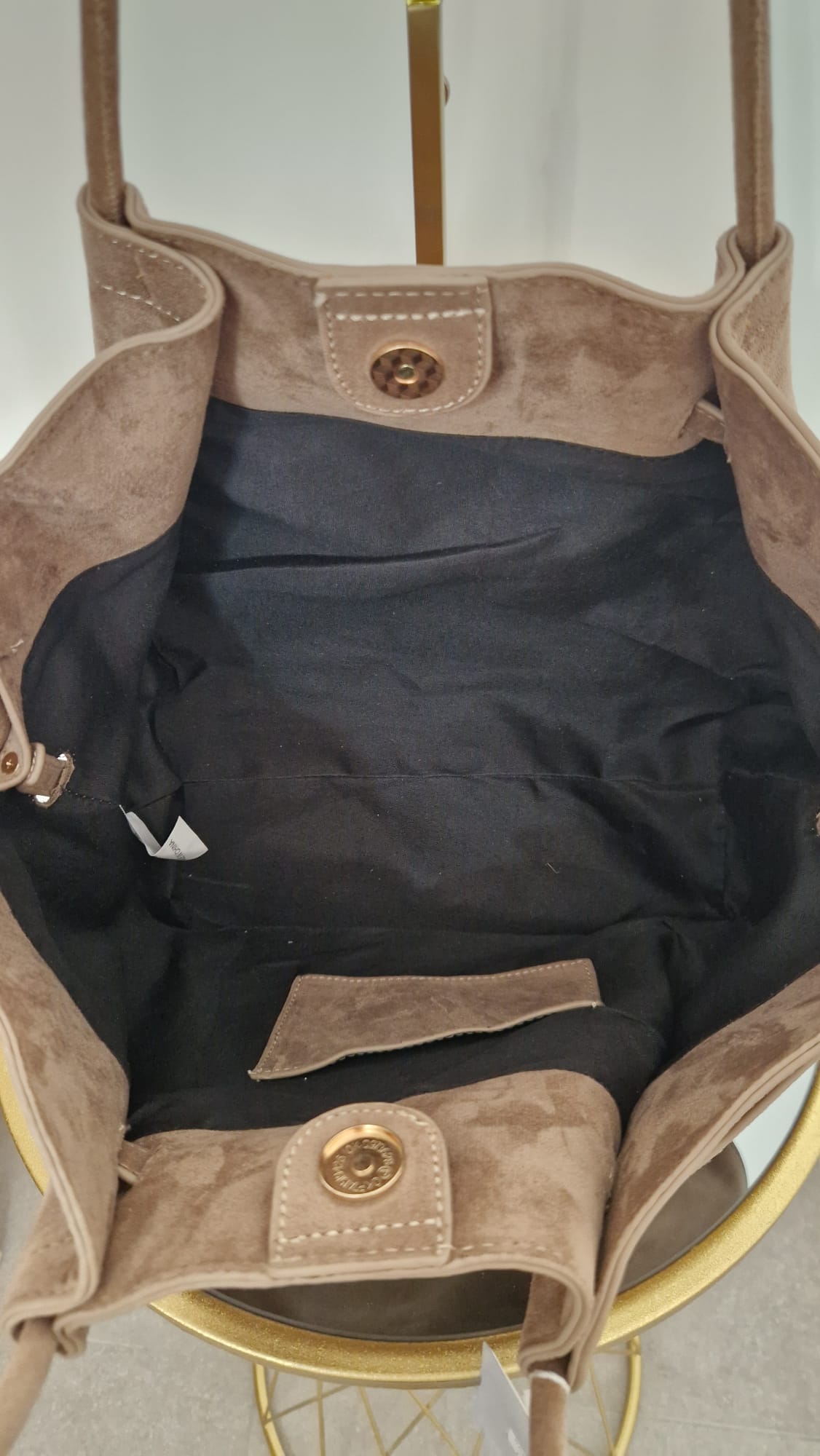Borsa Midi in camoscio
