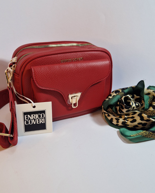 Borsa Enrico Coveri Rossa