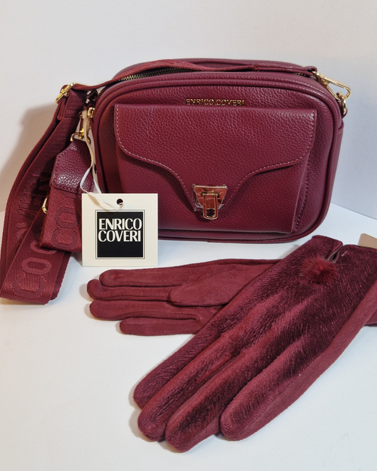 Borsa Enrico Coveri Bordeaux