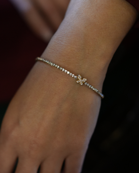 Bracciale Farfalla con Strass