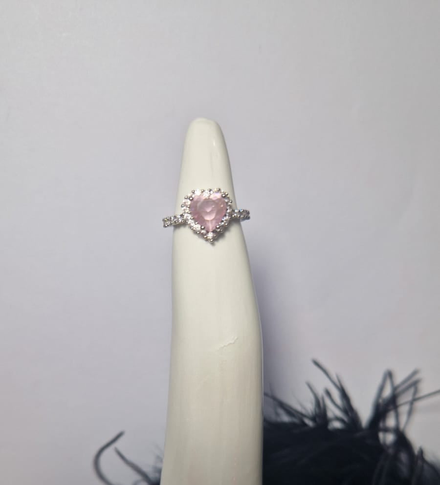 Anello Cuore Rosa
