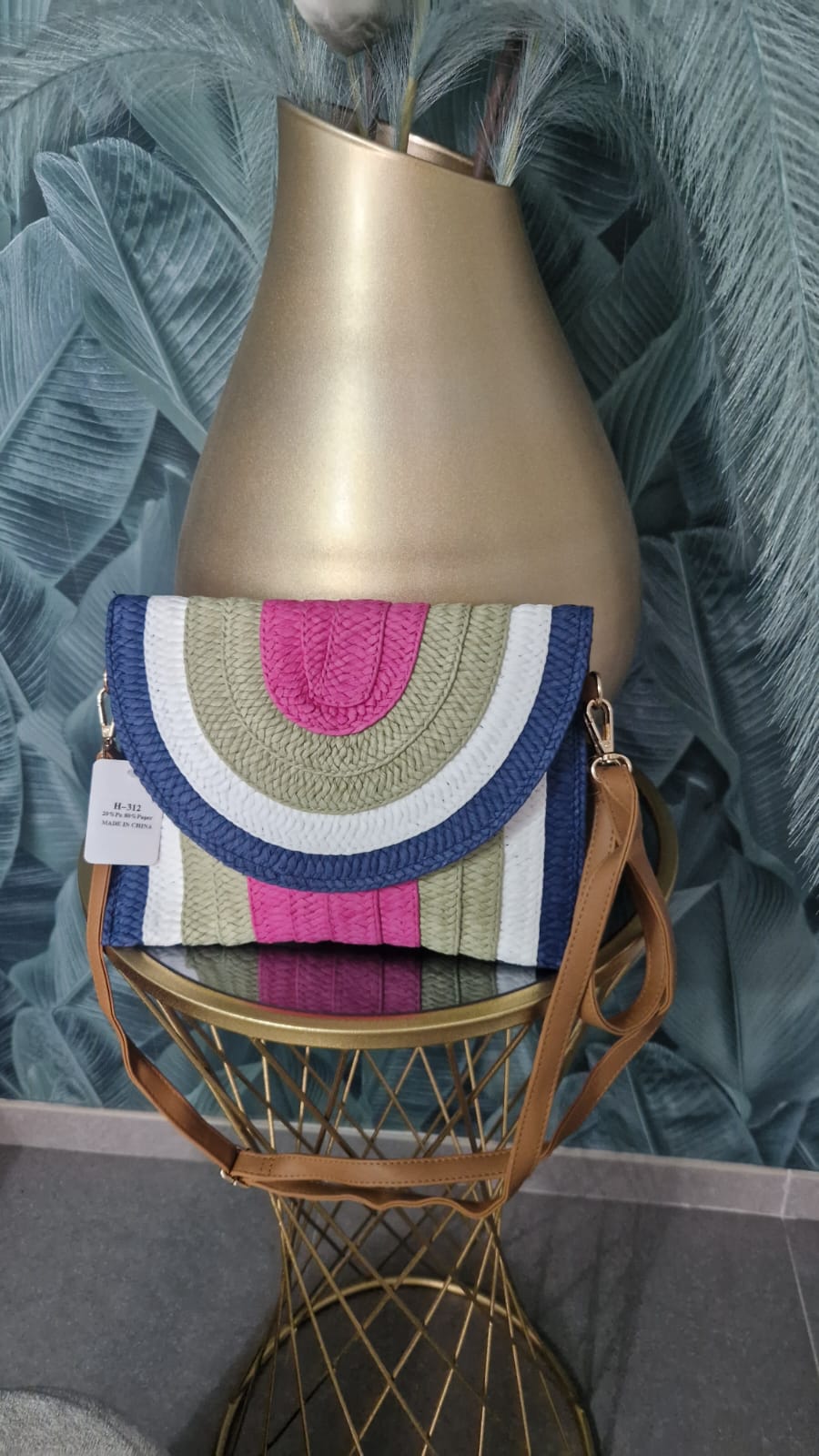Pochette in Rafia