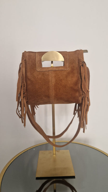 Borsetta in camoscio mini