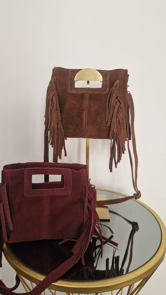 Borsetta in camoscio mini