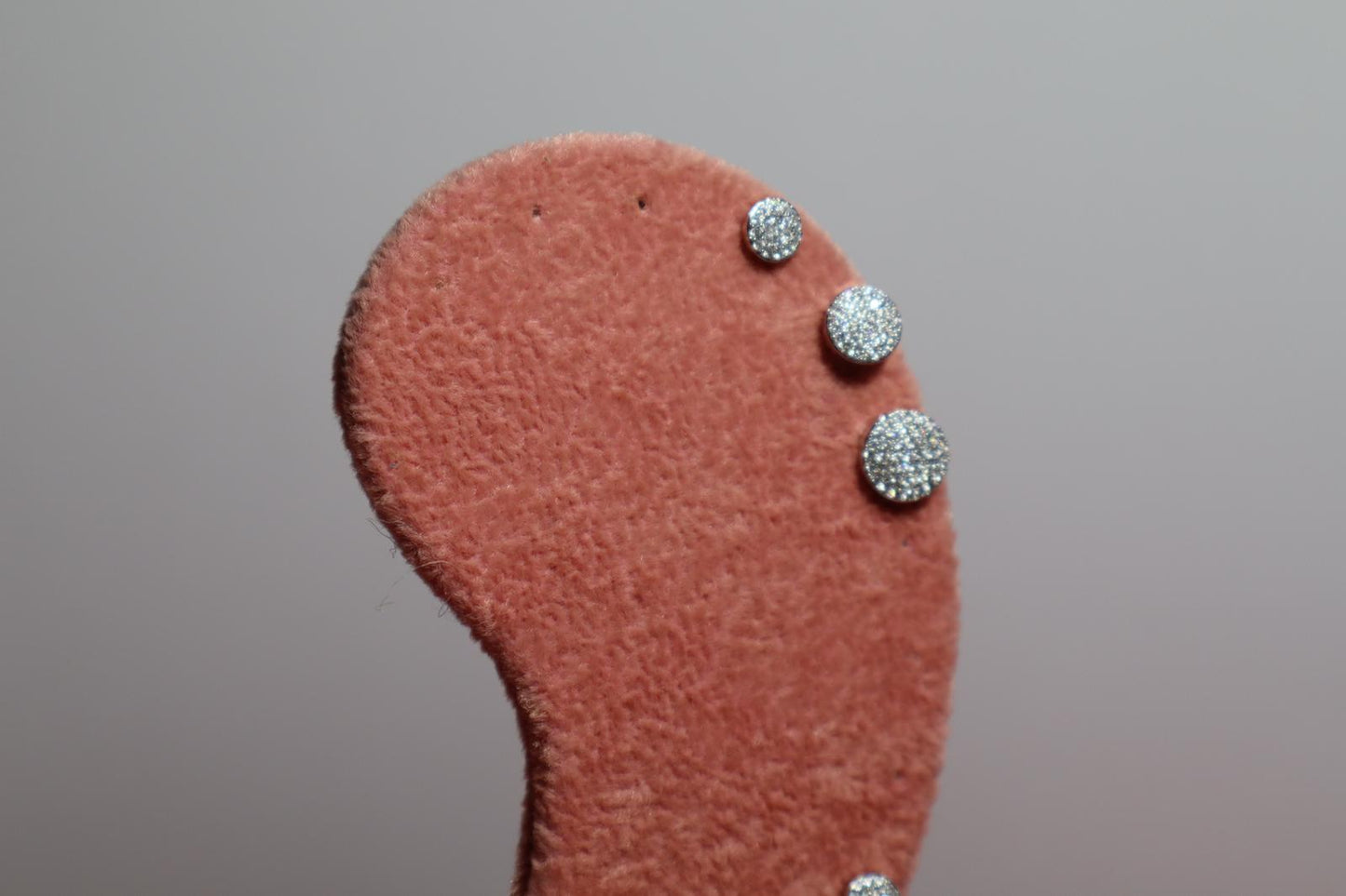 Set Orecchini Bottone Strass Crystal.