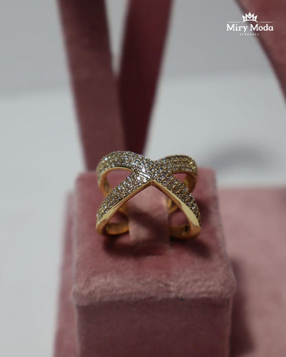 Anello Incrociato Gold