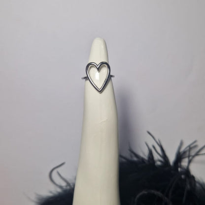 Anello Cuore Stilizzato