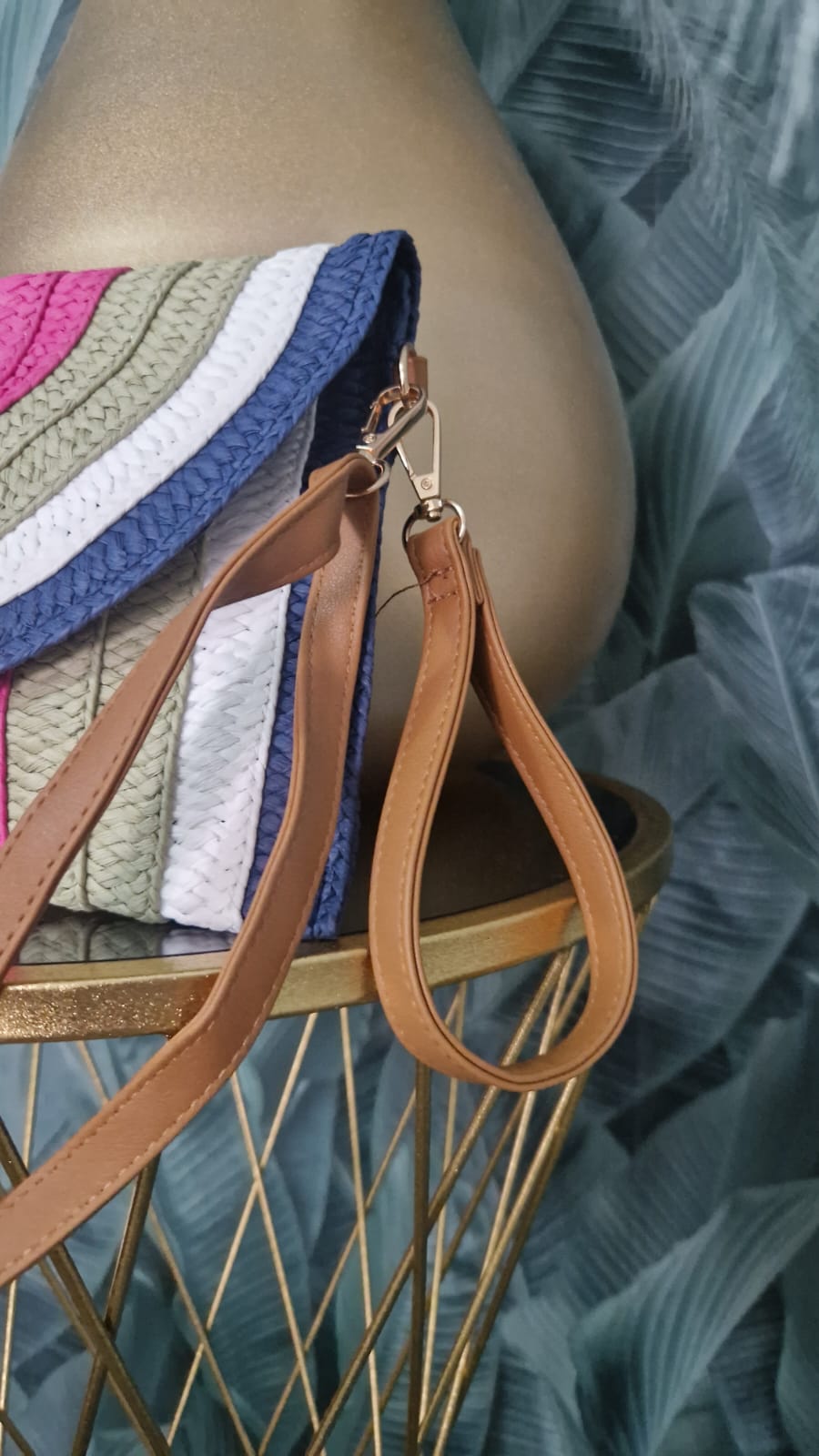 Pochette in Rafia