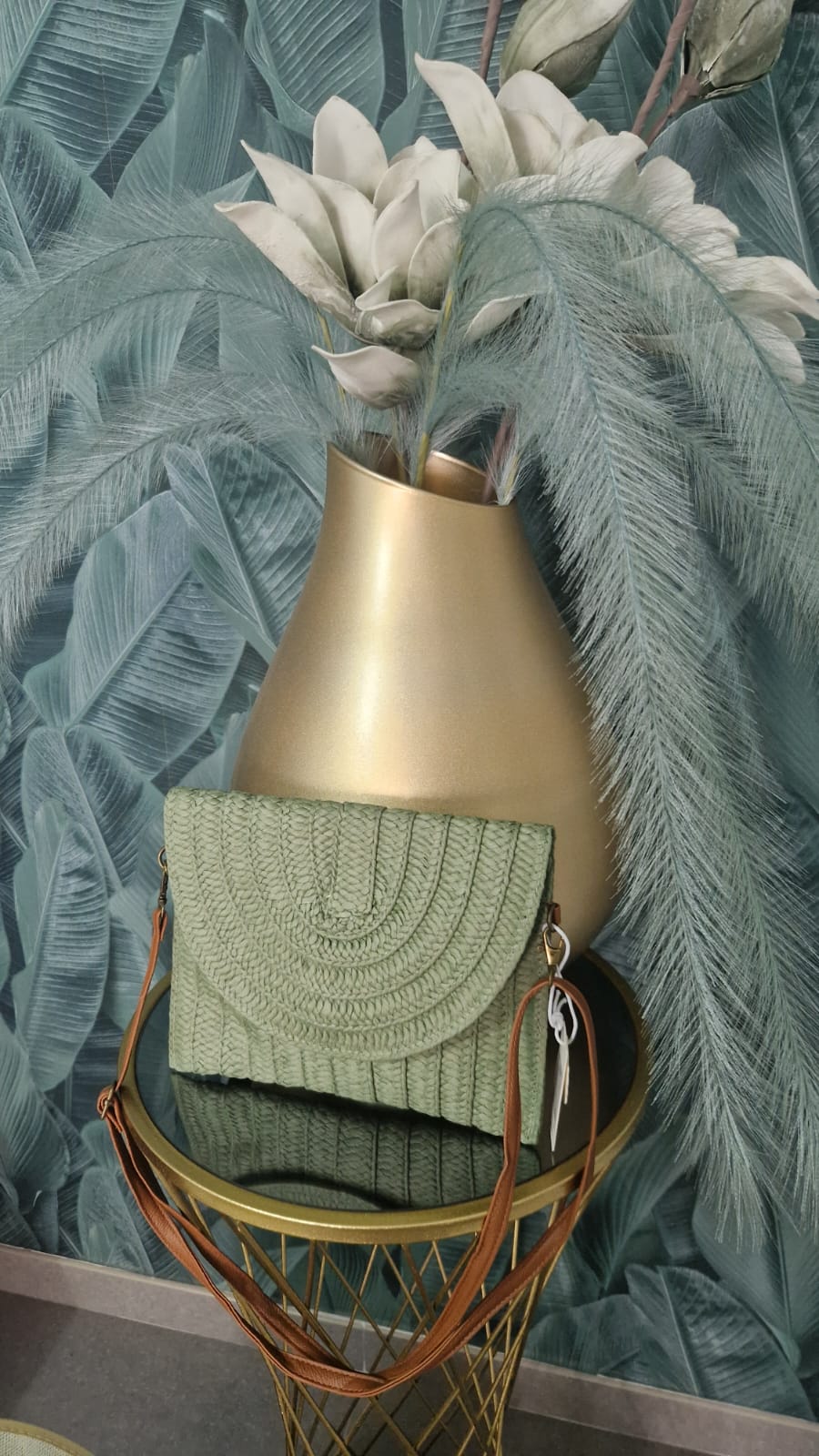 Pochette in Rafia