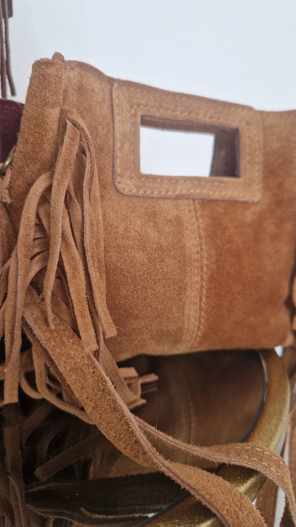 Borsetta in camoscio mini