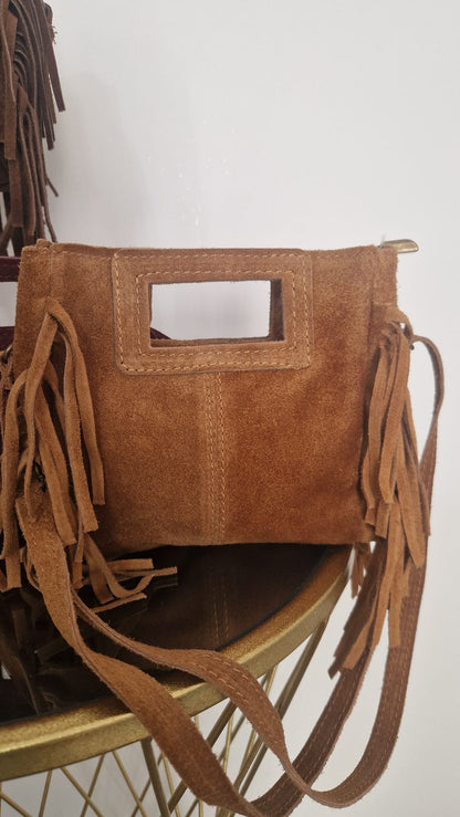 Borsetta in camoscio mini