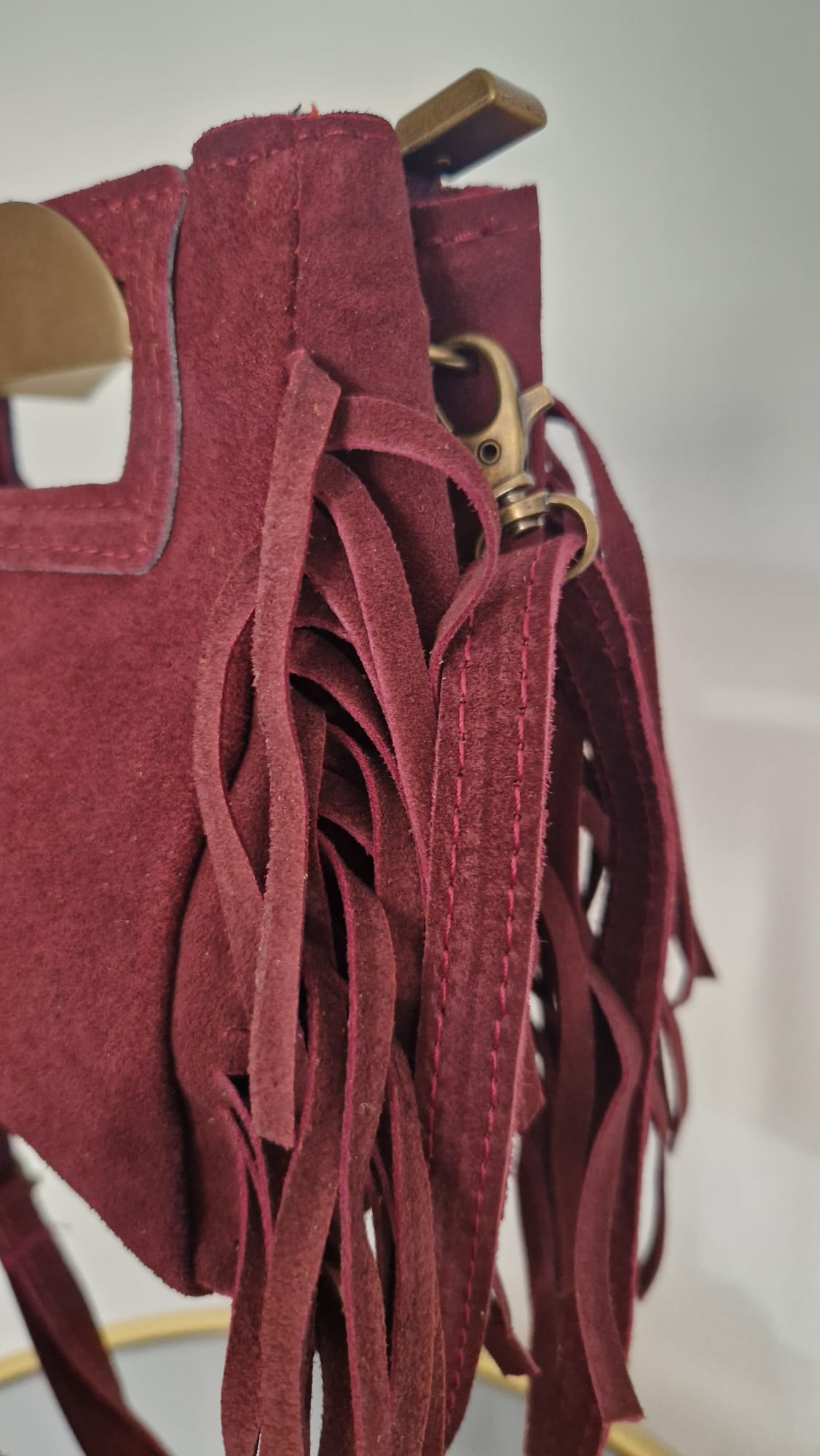 Borsetta in camoscio mini