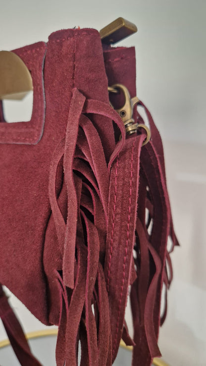 Borsetta in camoscio mini