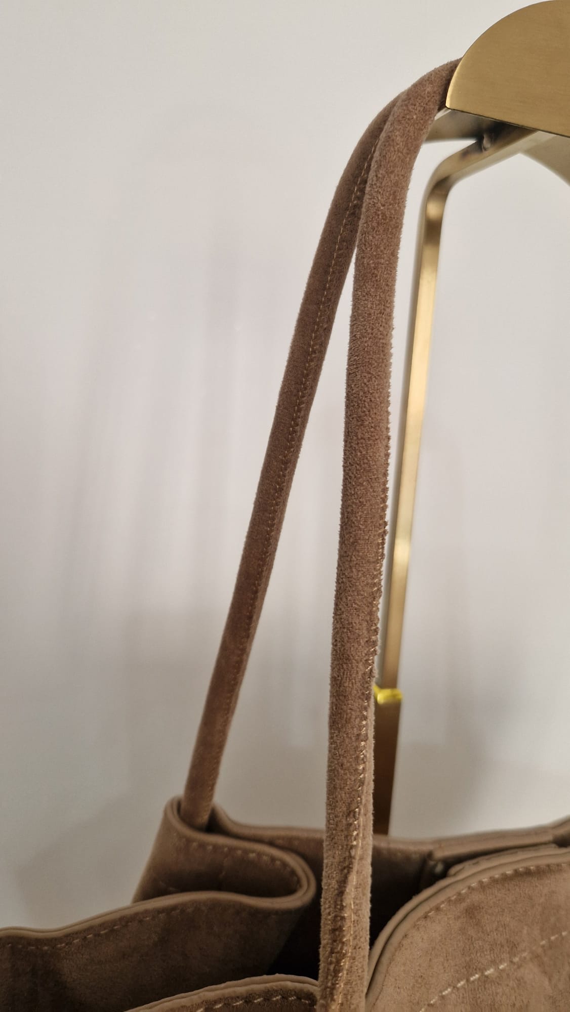 Borsa Midi in camoscio