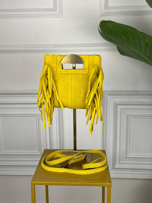 Borsetta in camoscio